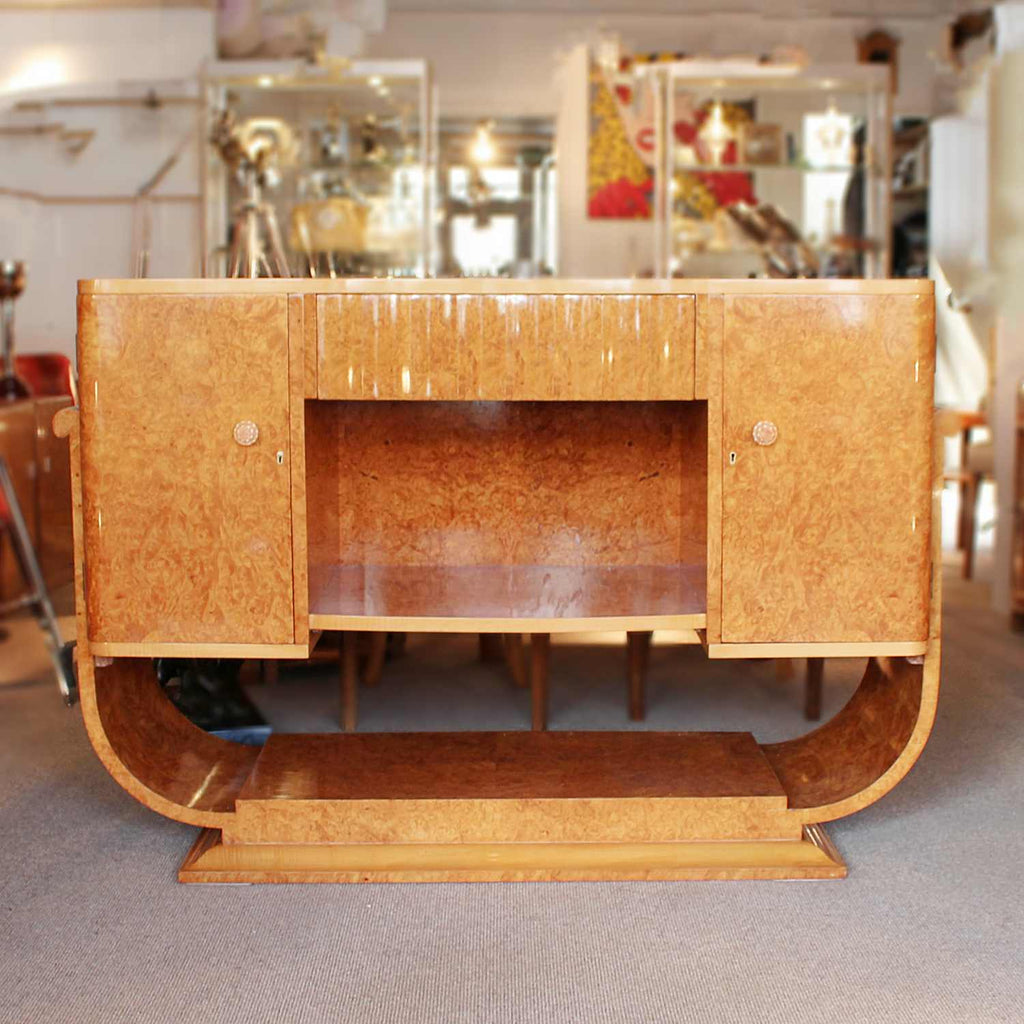 Epstein Art Deco sideboard in burr walnut circa 1930