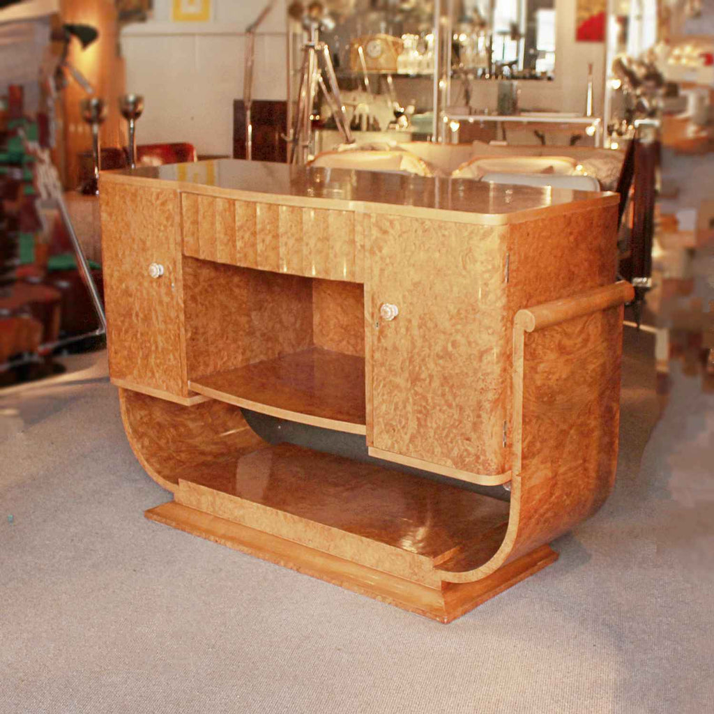 Epstein Art Deco sideboard in burr walnut circa 1930