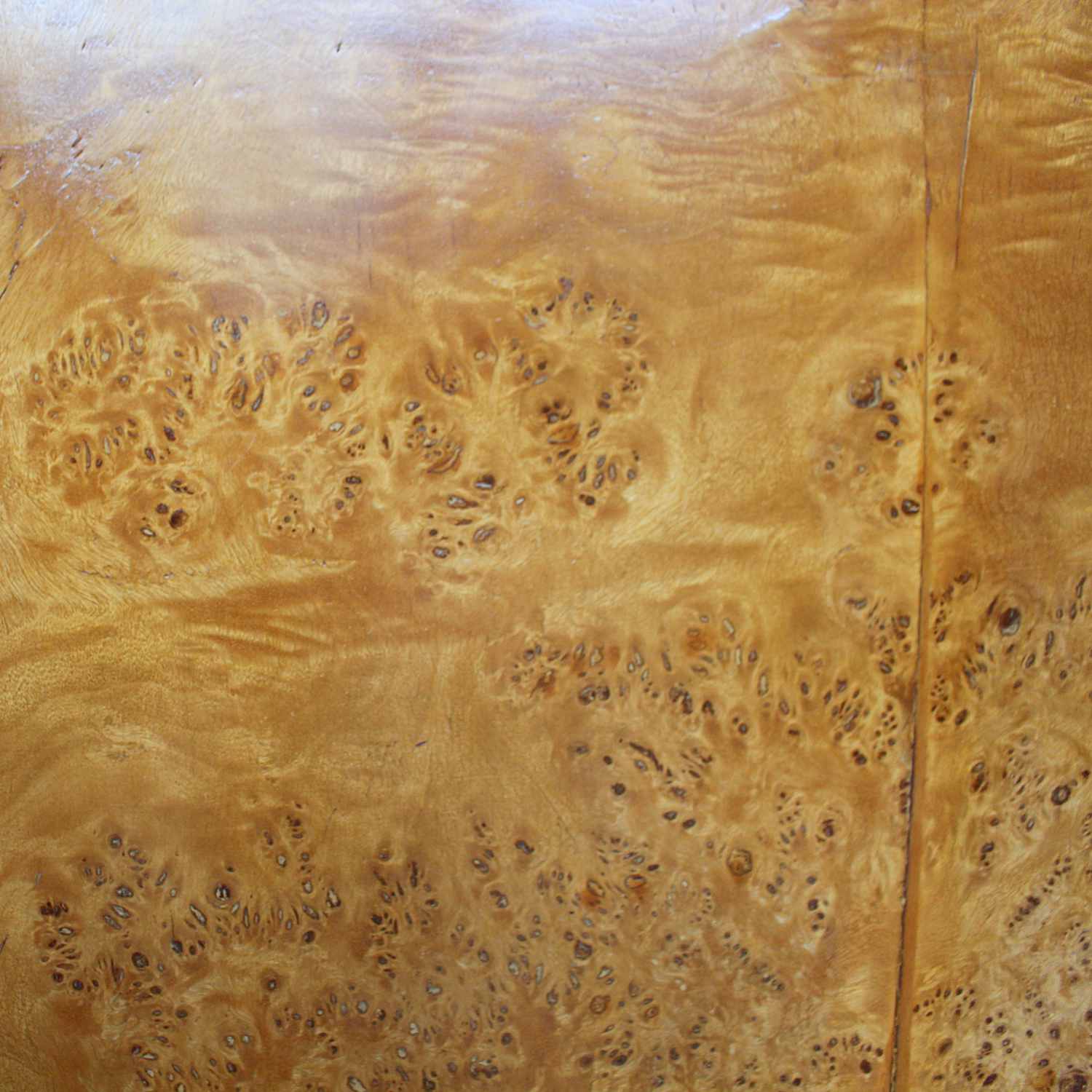 Epstein Art Deco three piece cloud suite in burr walnut at Jeroen Markies Art Deco