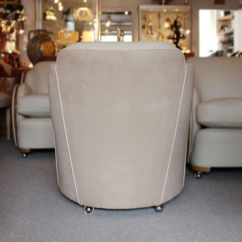 Epstein Art Deco three piece cloud suite sofa and two armchairs circa 1930 at Jeroen Markies