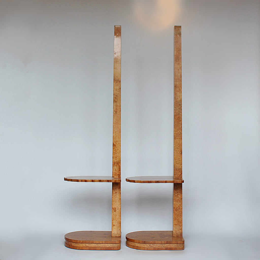 Epstein Art Deco side table floor lamps circa 1930
