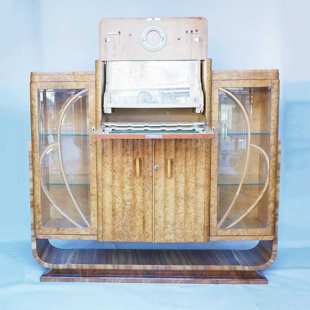 Art Deco Cocktail Cabinet by Harry & Lou Epstein - Vintage Cocktail Cabinet - Jeroen Markies Art Deco