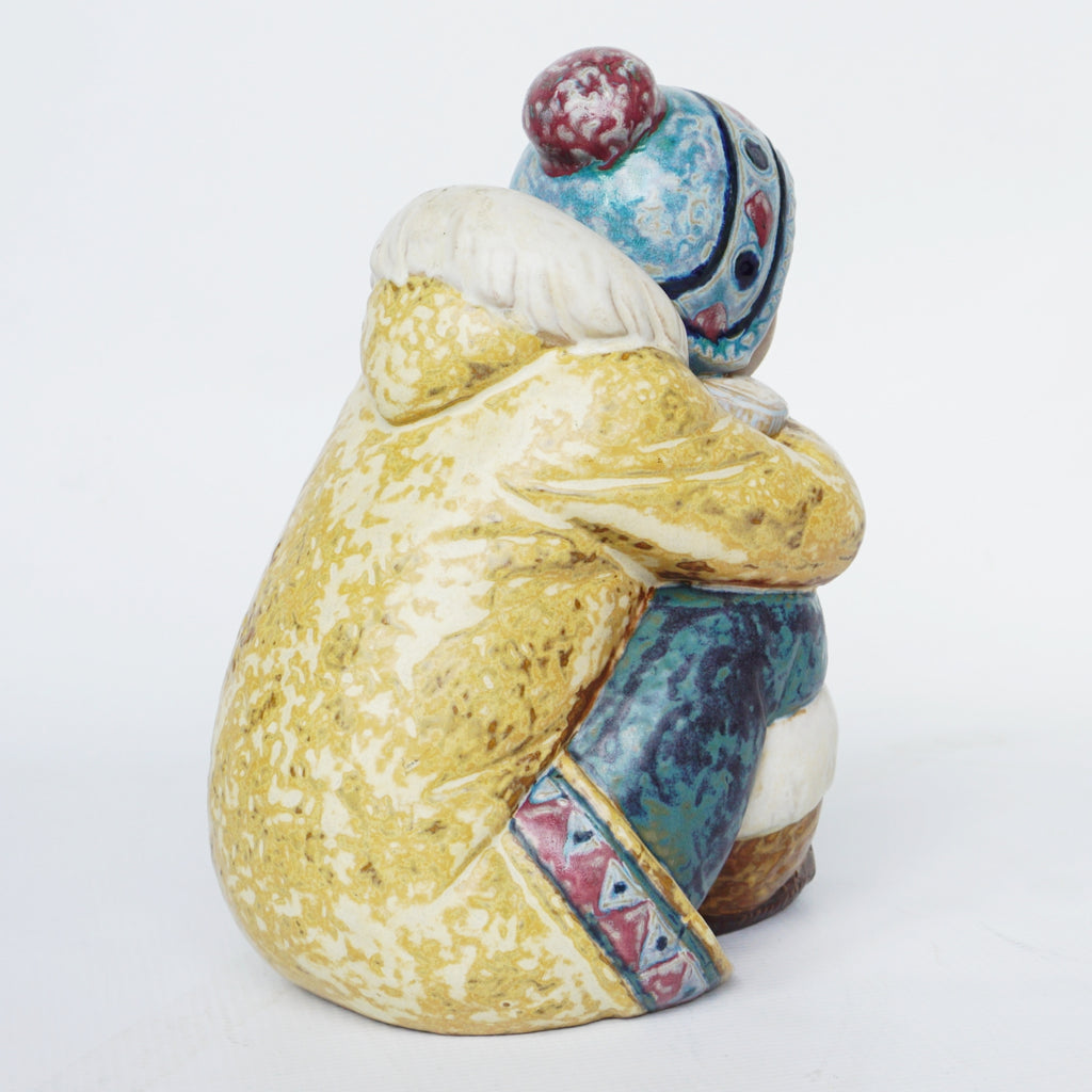 Pensive Eskimo Boy Pottery Figurine by Francisco Catalá for Lladró - Jeroen Markies Art Deco