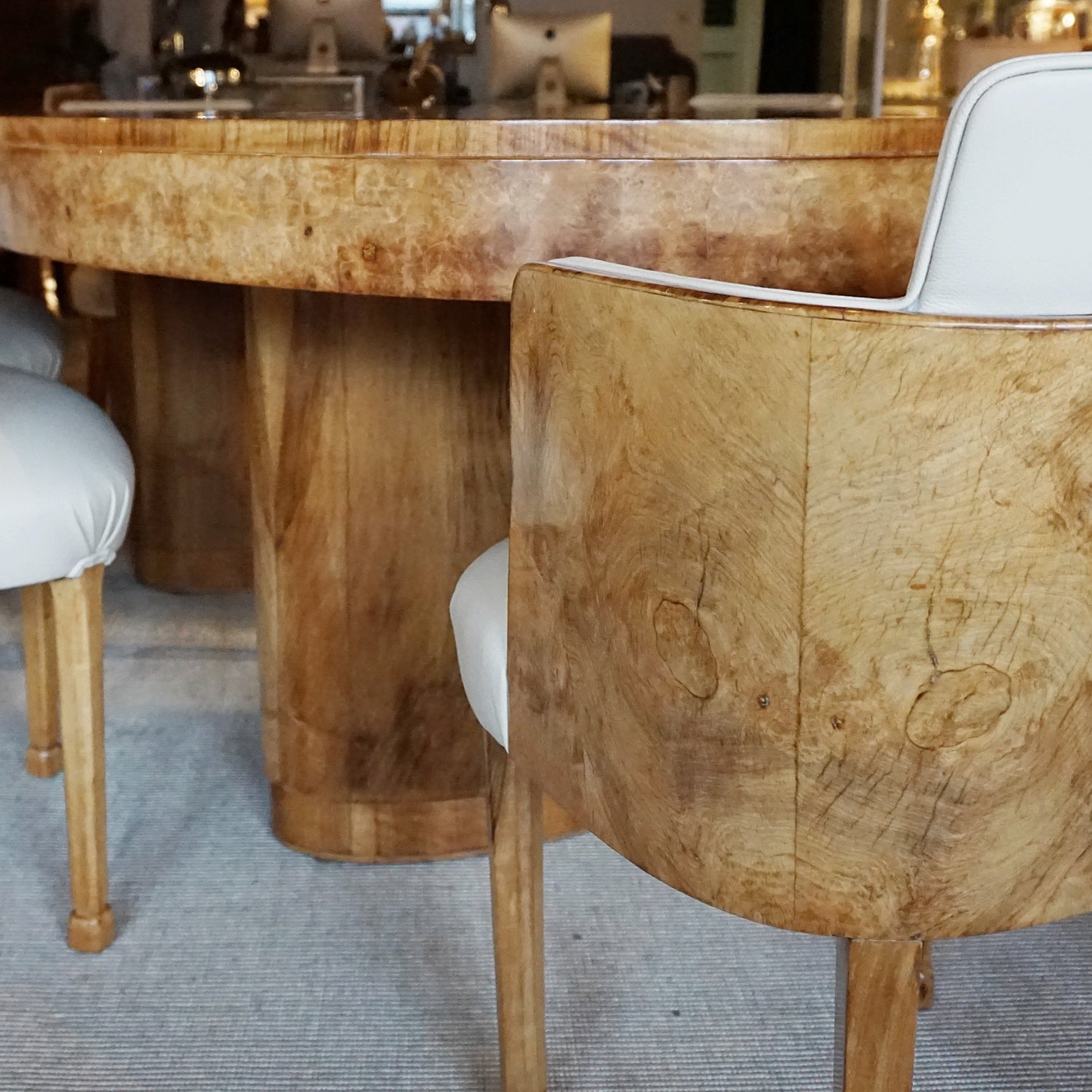 Art Deco Dining Suite by Maple & Co Vintage 6 Seat Dining Suite - Jeroen Markies Art Deco