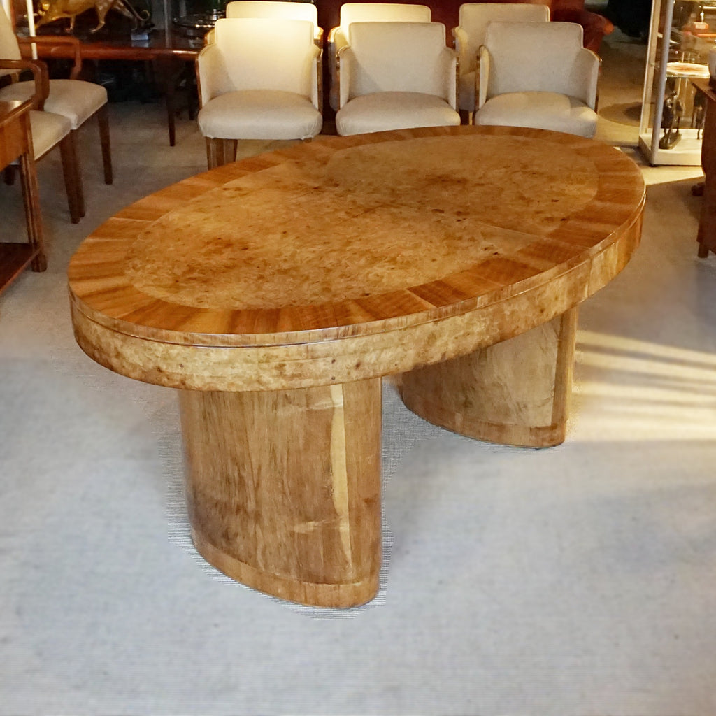 Art Deco Dining Suite by Maple & Co Vintage 6 Seat Dining Suite - Jeroen Markies Art Deco