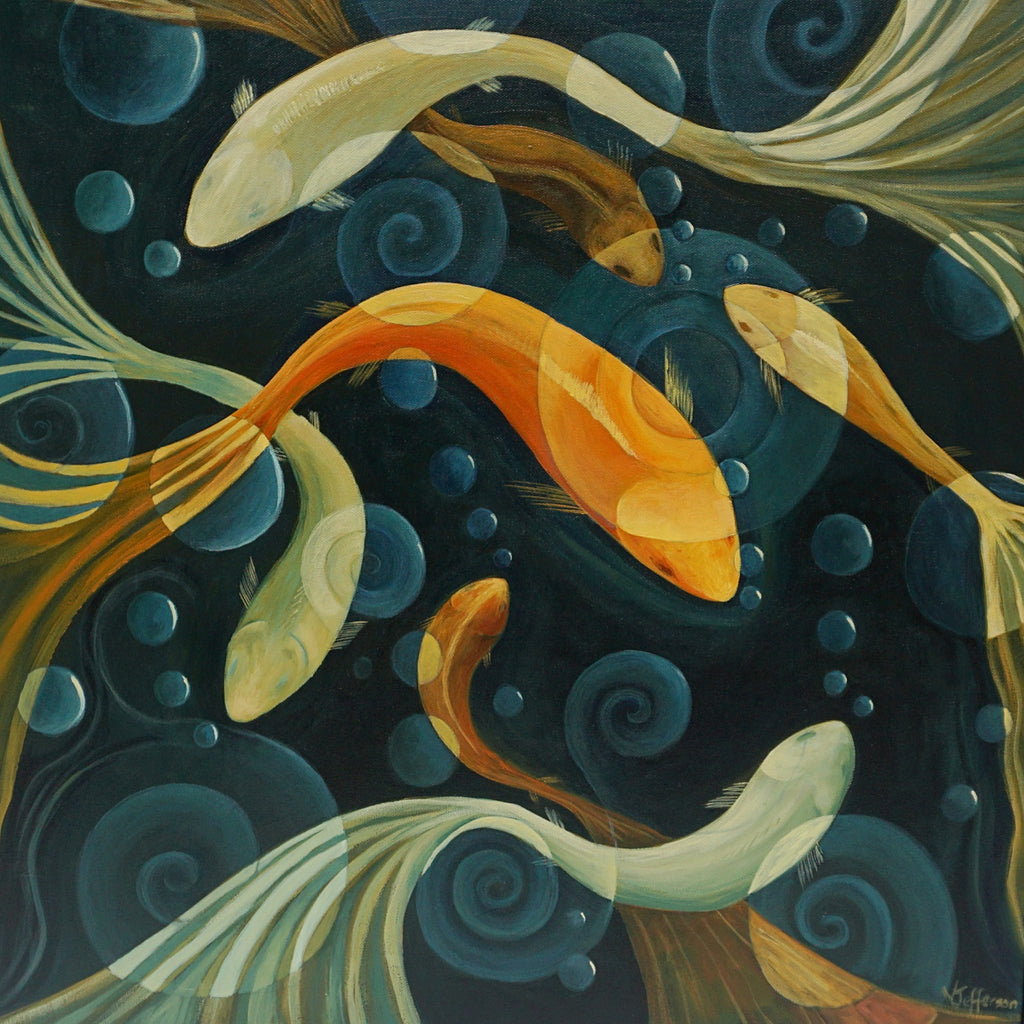 Contemporary Oil on Canvas Painting by Vera Jefferson - Jeroen Markies Art Deco