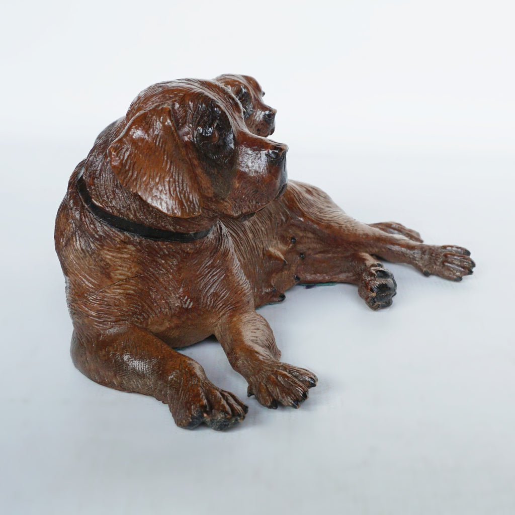 Black Forest Dog Group Swiss Circa 1900 Jeroen Markies Art Deco 