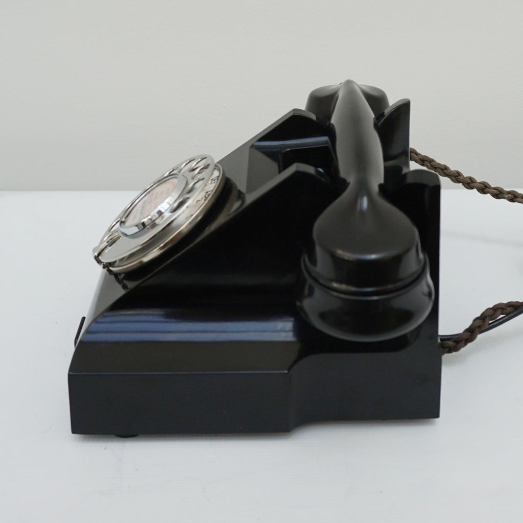 Original Model 332L GPO Black Bakelite Telephone - Jeroen Markies Art Deco
