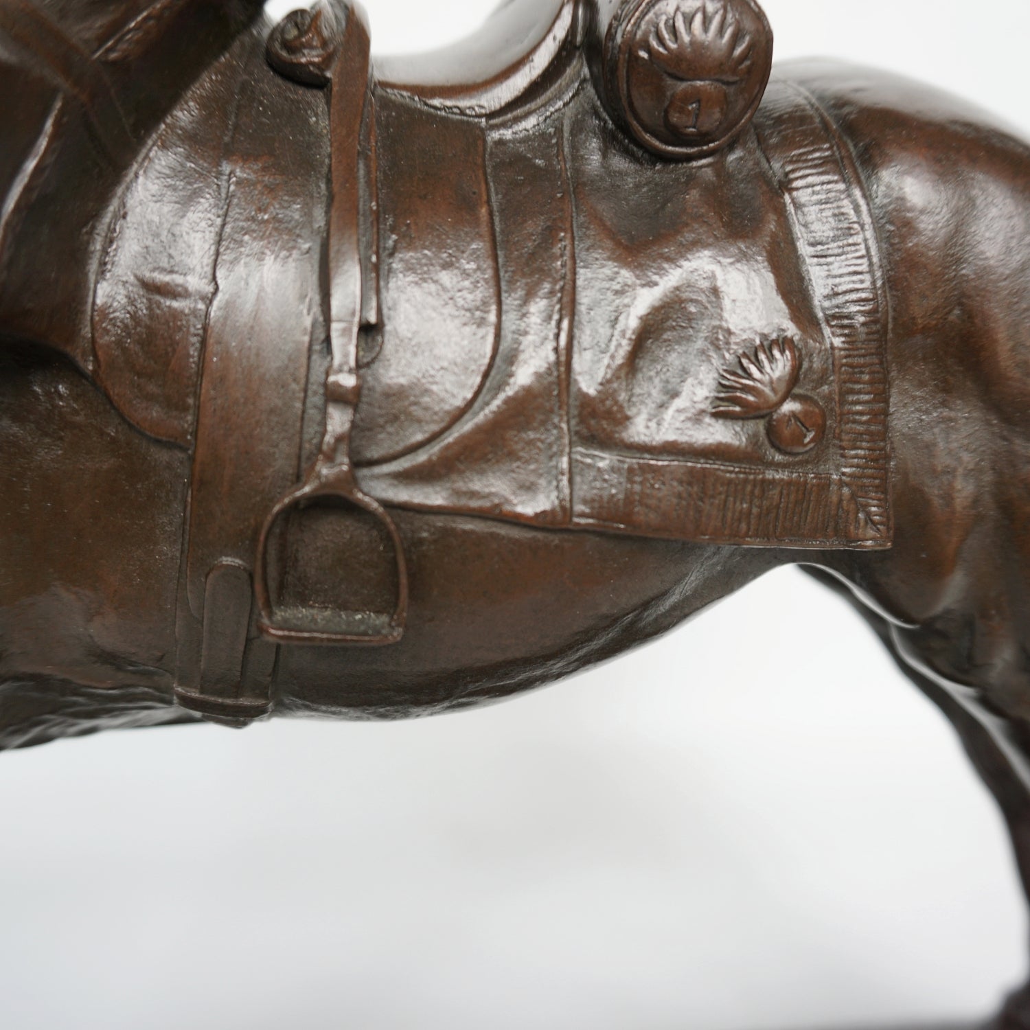 Emmanuel Fremiet War Horse French Circa 1860 Rare Fremiet  Sculpture Jeroen Markies Art Deco