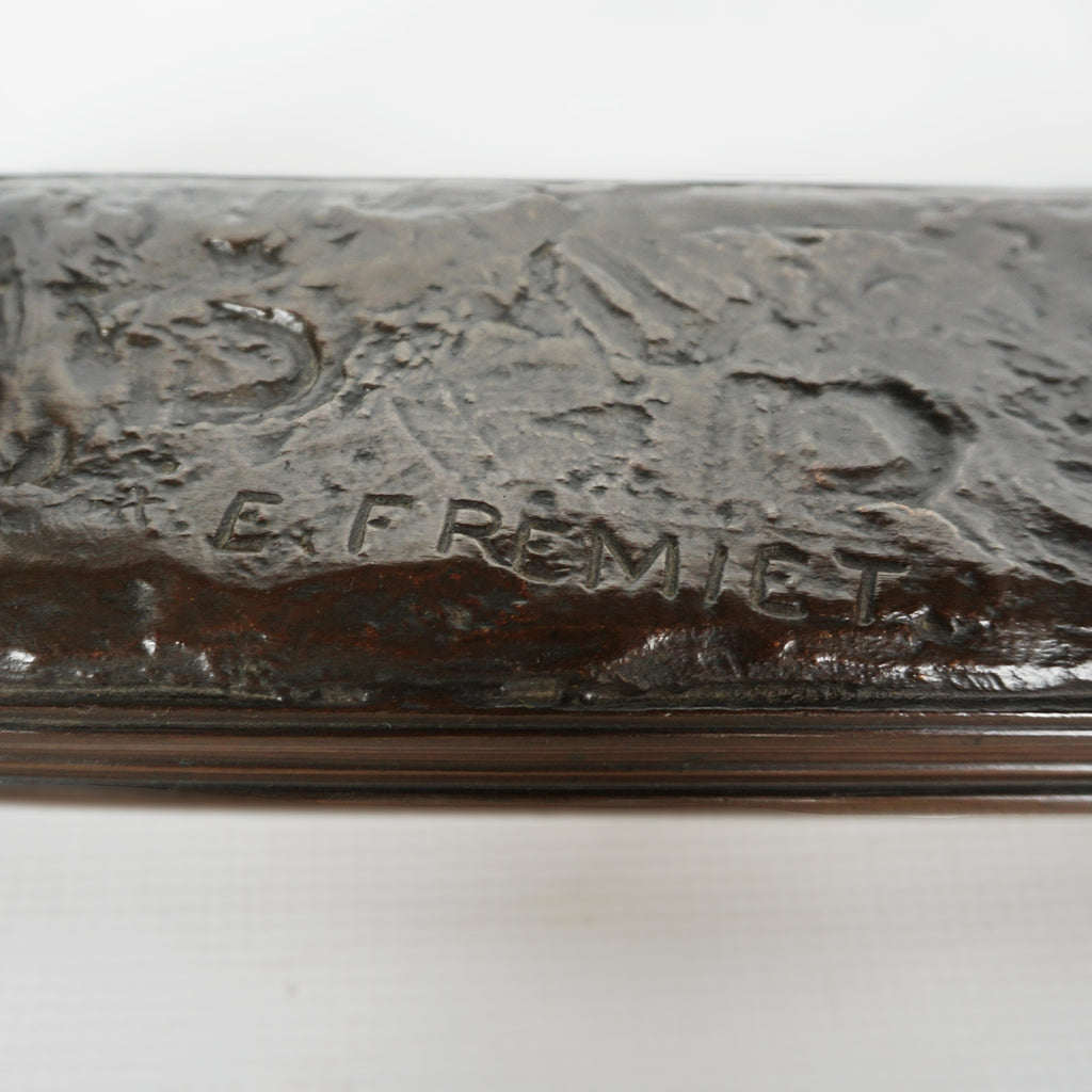 Emmanuel Fremiet War Horse French Circa 1860 Rare Fremiet  Sculpture Jeroen Markies Art Deco