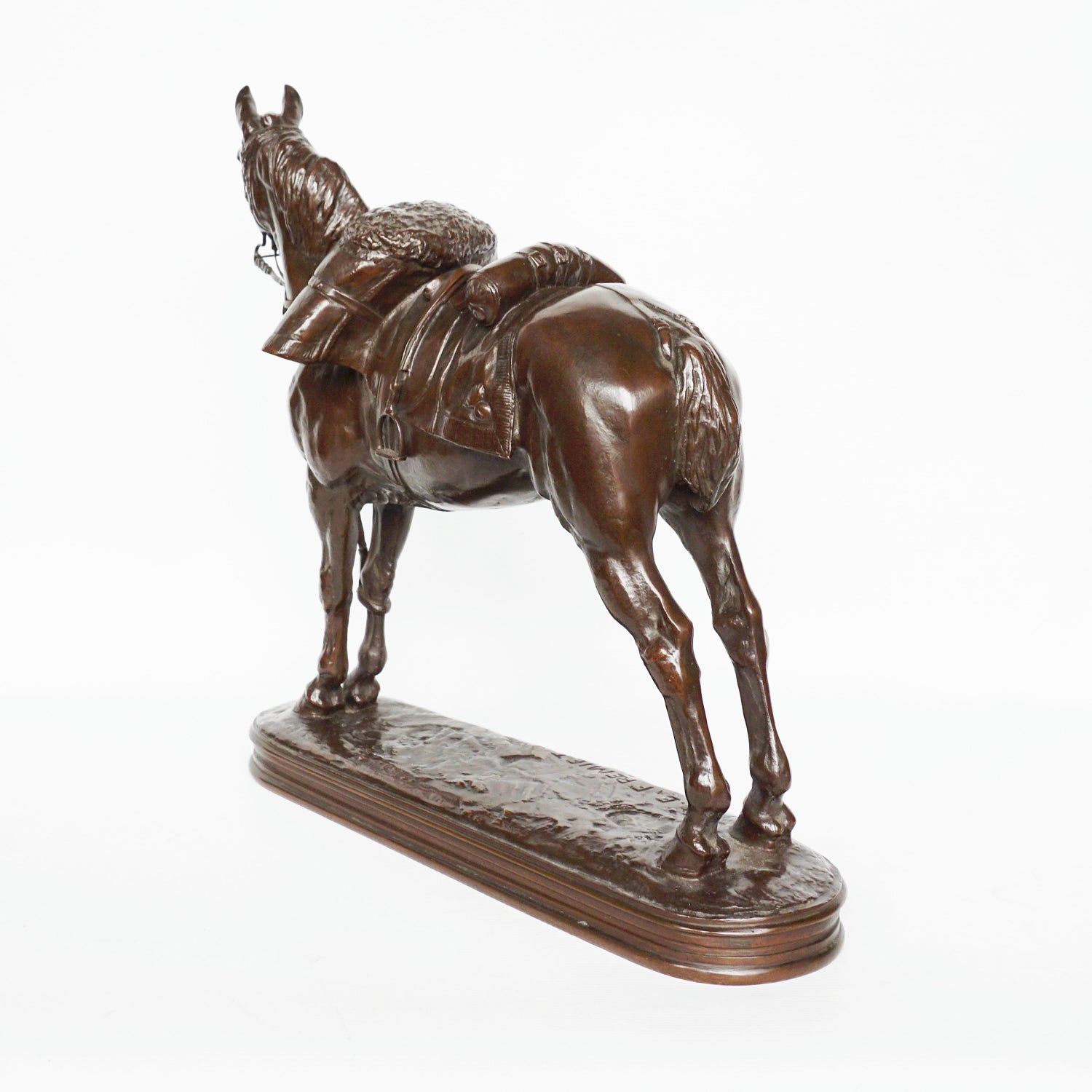 Emmanuel Fremiet War Horse French Circa 1860 Rare Fremiet  Sculpture Jeroen Markies Art Deco