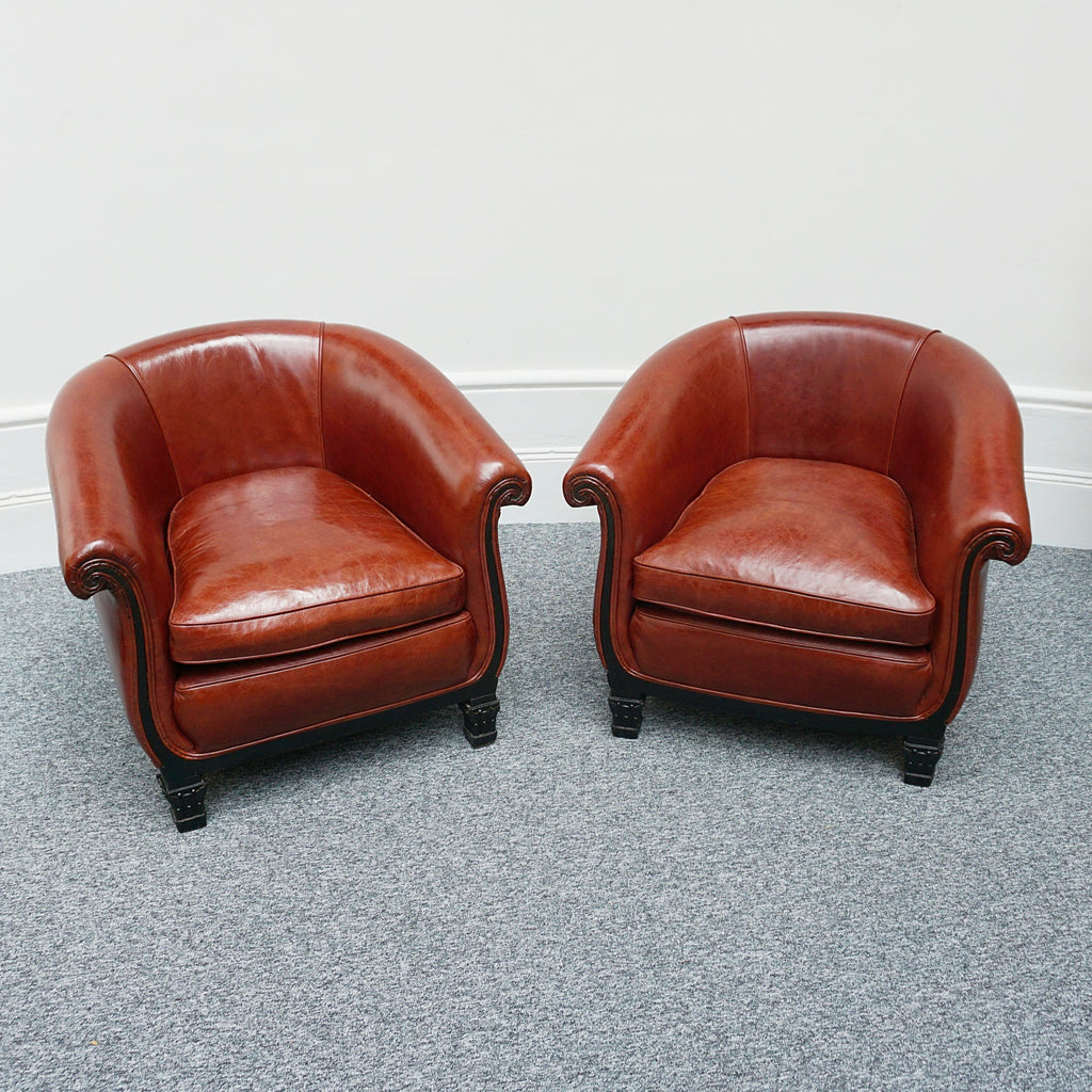 Pair of Club Chairs