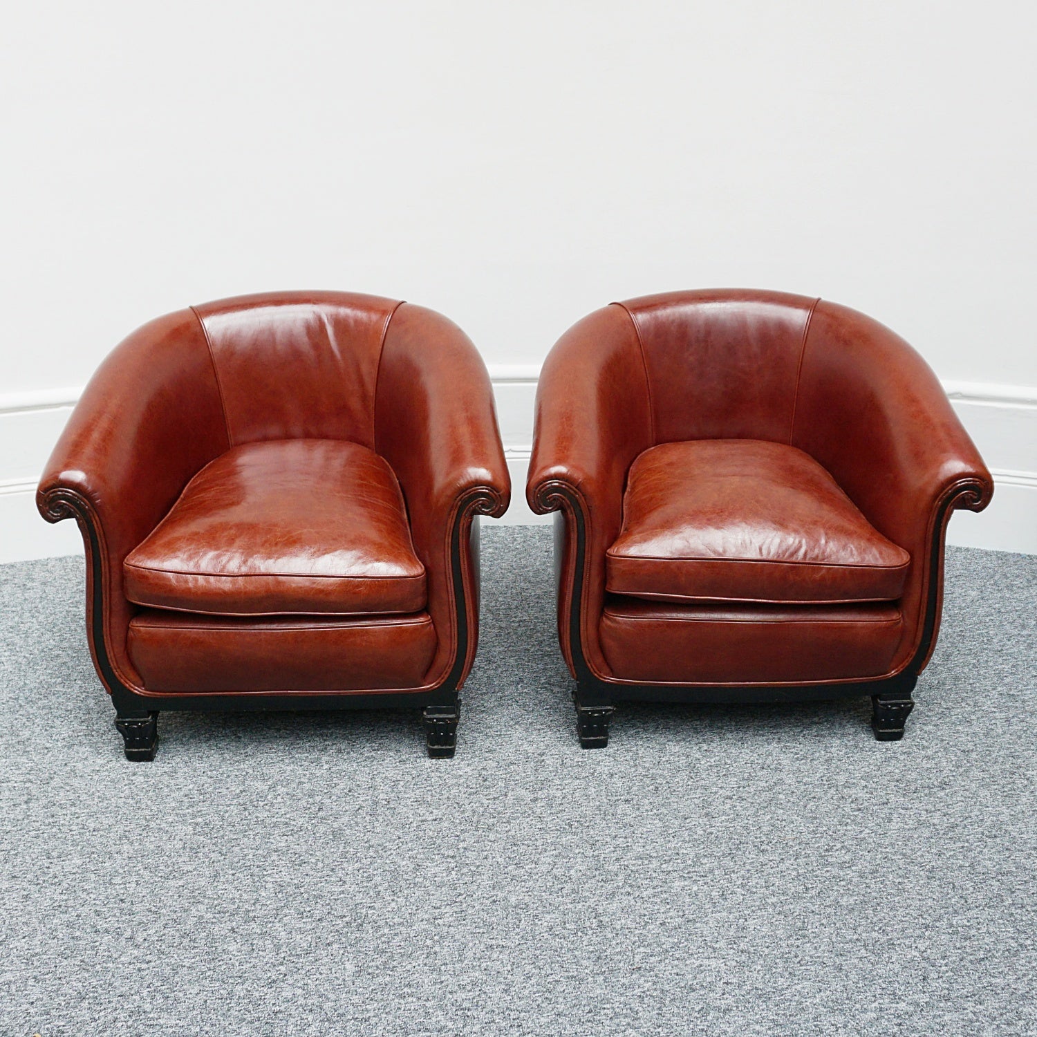 Pair of Club Chairs