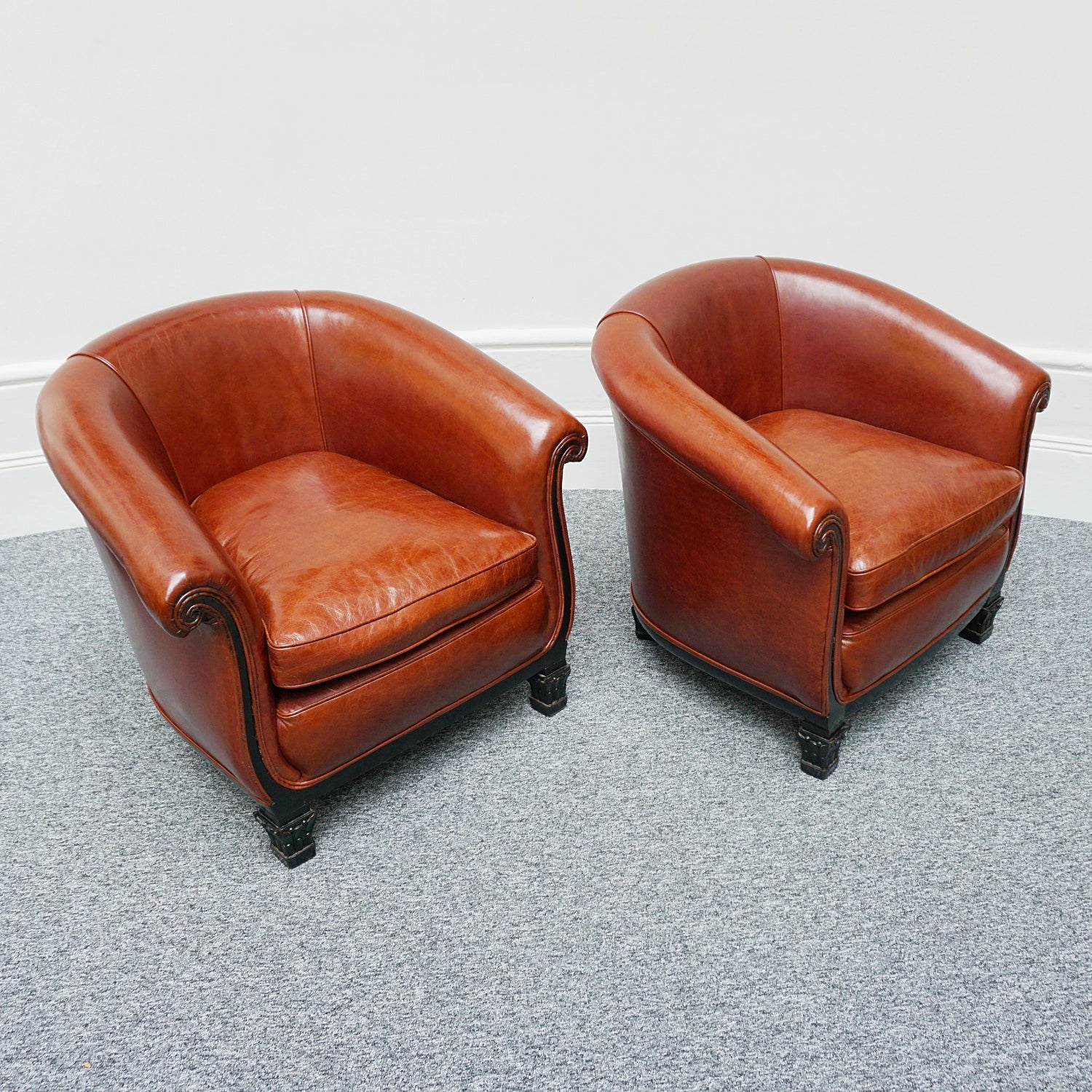 Pair of Club Chairs