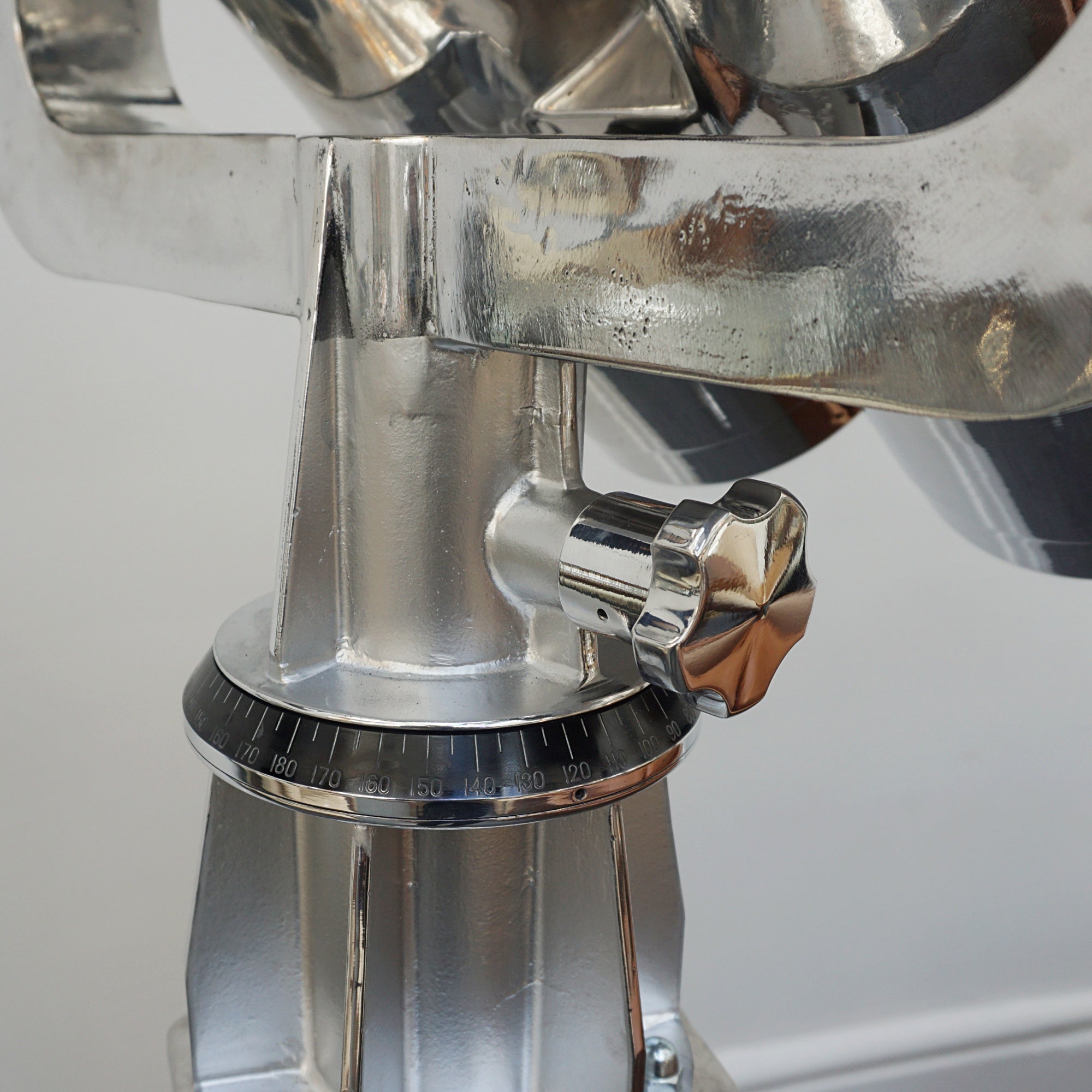 25x150 Fuji Meibo Naval/Marine Binoculars on Tripod Chromed Metal and Brass Full Working Order - Jeroen Markies Art Deco