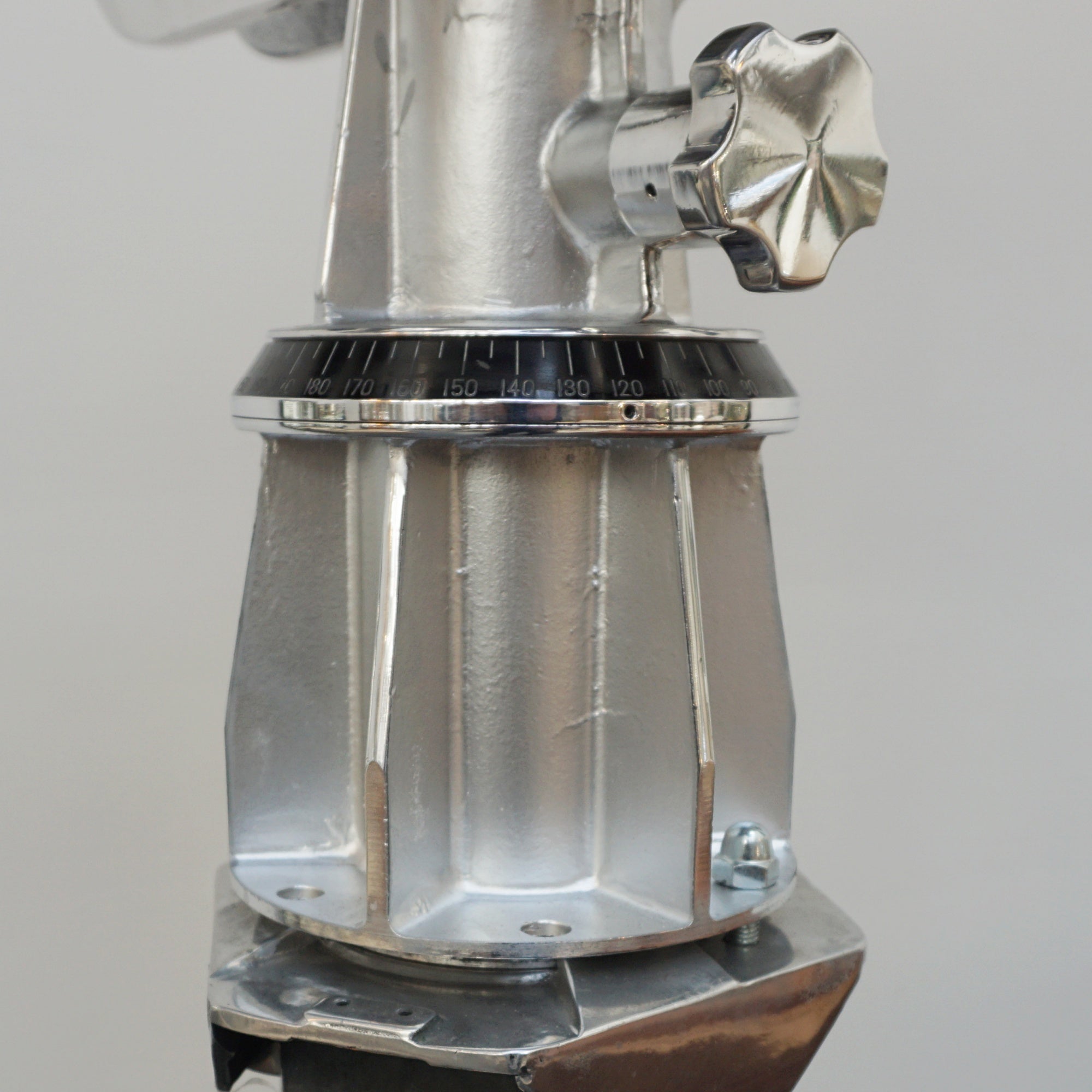 25x150 Fuji Meibo Naval/Marine Binoculars on Tripod Chromed Metal and Brass Full Working Order - Jeroen Markies Art Deco