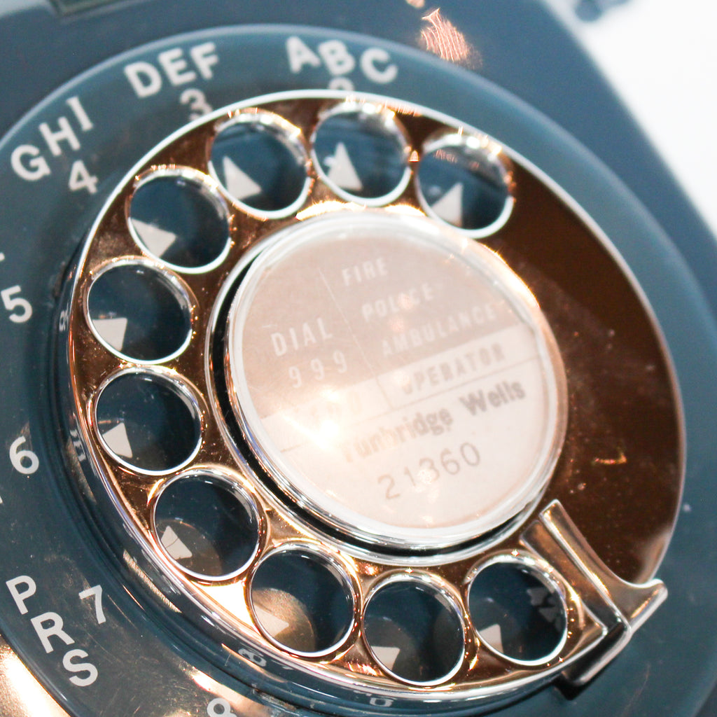 GPO model 706 telephone in blue at Jeroen Markies 