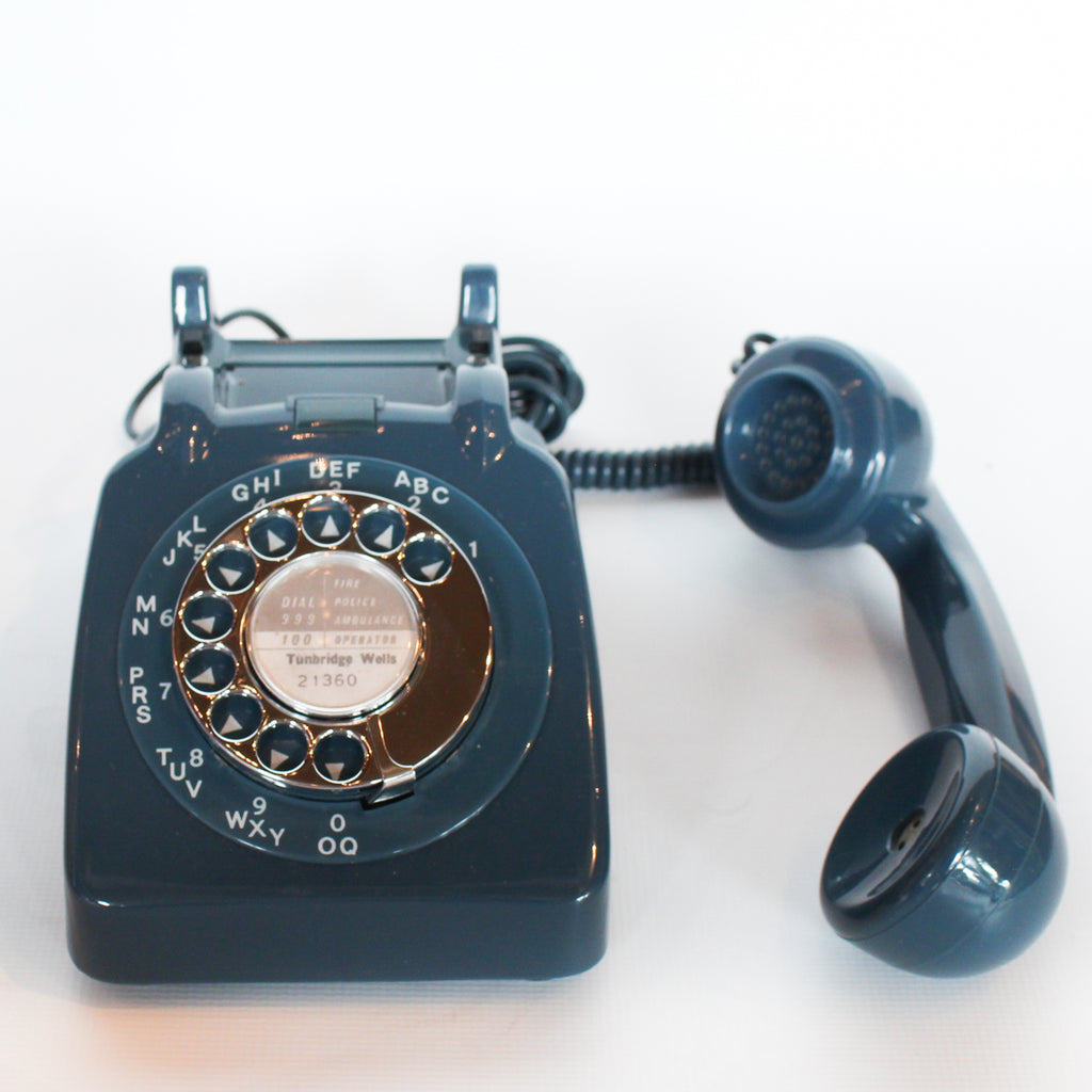 GPO model 706 telephone in blue at Jeroen Markies 