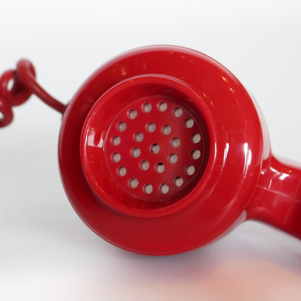 GPO model 706 letterbox red telephone with on/off ringer switch at Jeroen Markies 