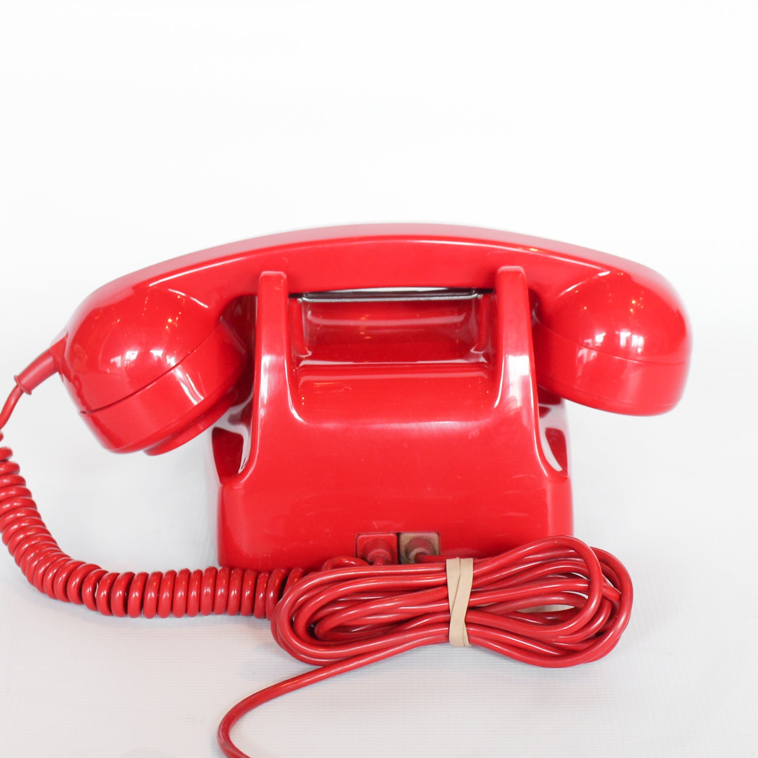 GPO model 706 letterbox red telephone with on/off ringer switch at Jeroen Markies 