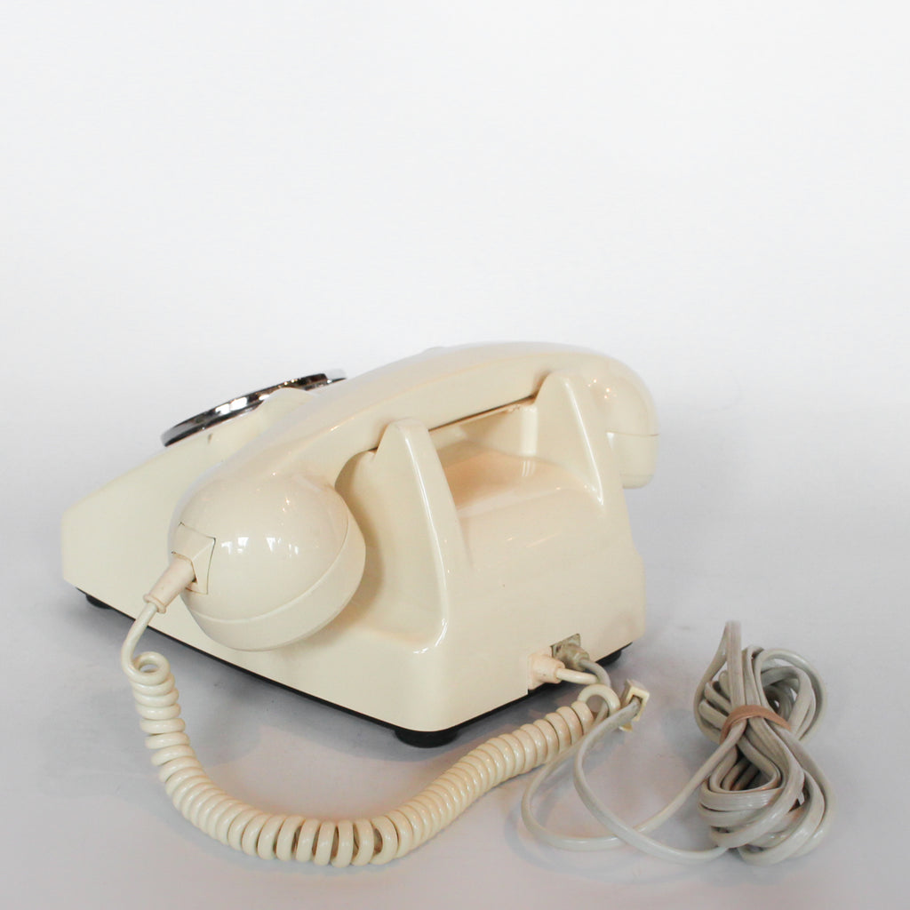 An original GPO model 706 telephone in cream at Jeroen Markies