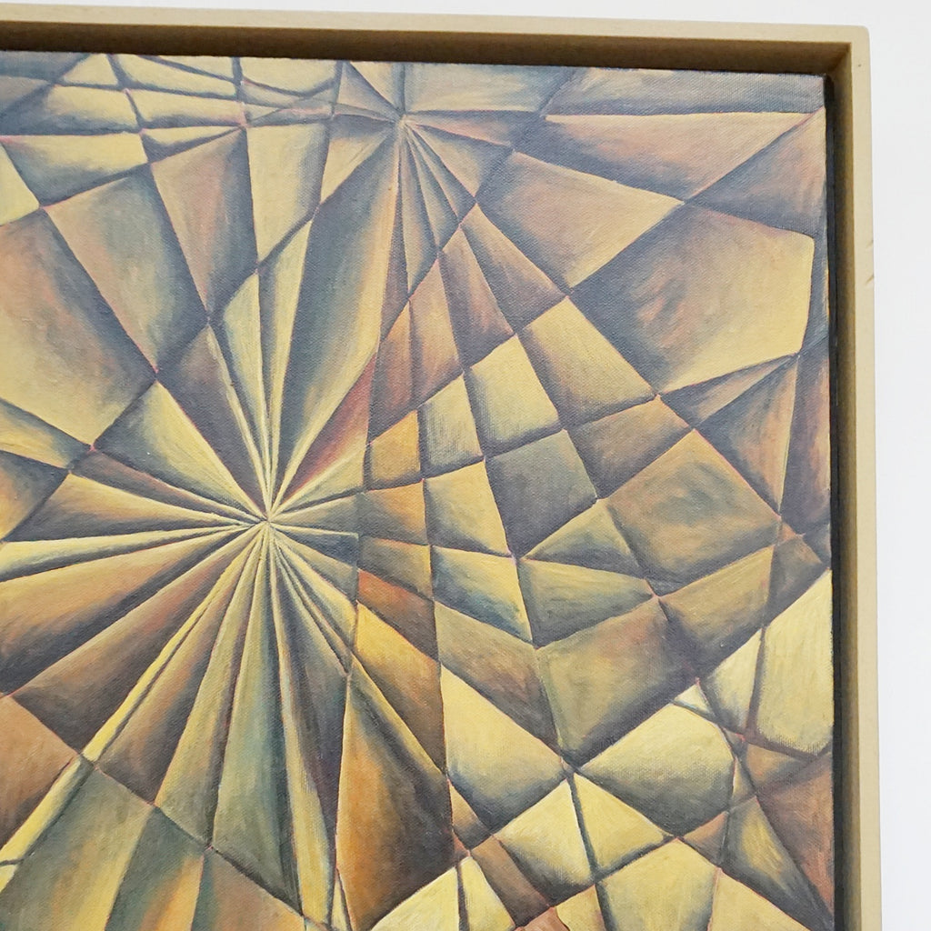 'Reflections' an abstract oil on canvas painting by Vera Jefferson ' Jeroen Markies Art Deco