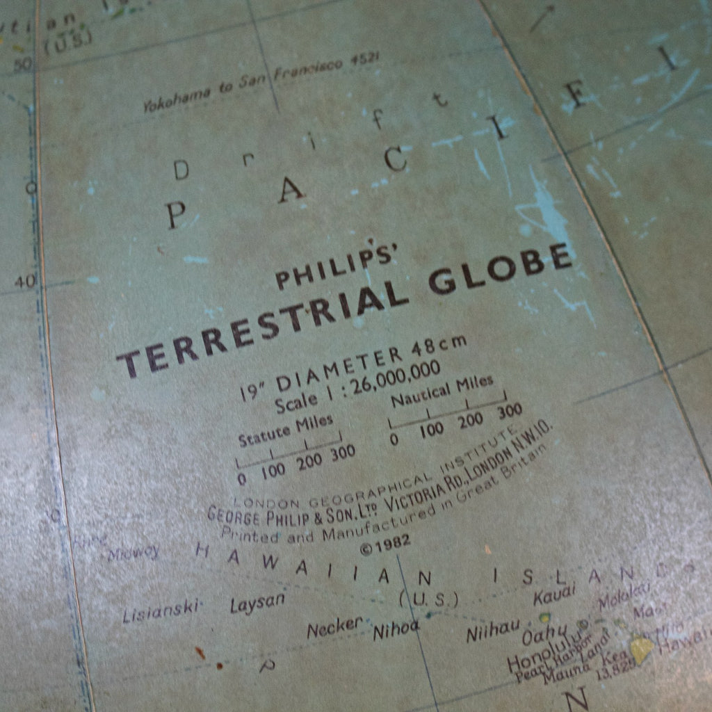 A George Philip & Son Ltd Terrestrial Globe Jeroen Markies Art Deco