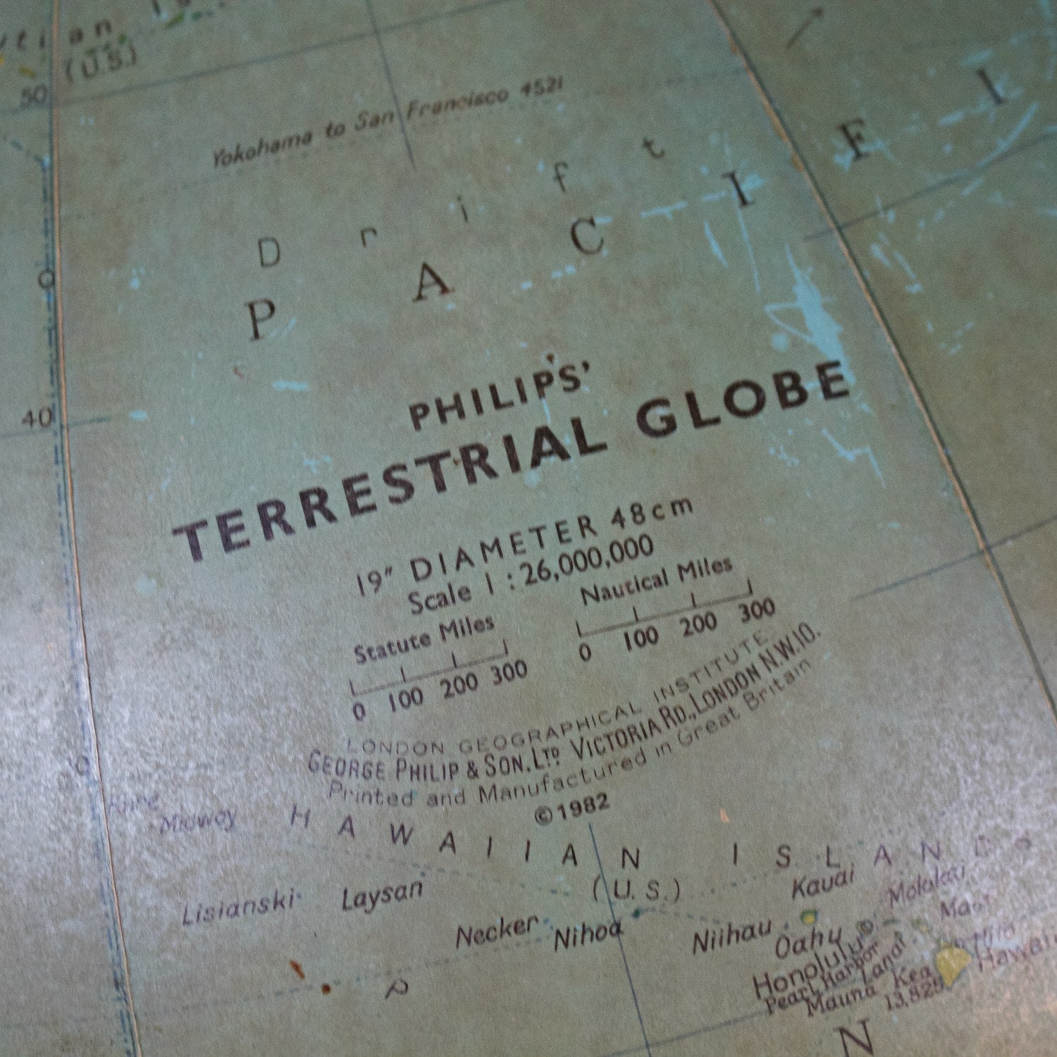 A George Philip & Son Ltd Terrestrial Globe Jeroen Markies Art Deco