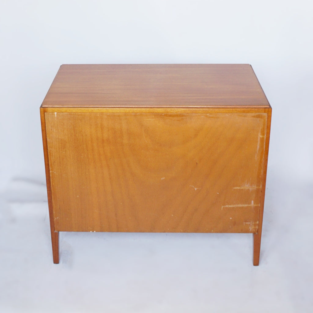 Low Three Drawer Mid-Century Modern Chest of Drawers Heal's of London Jeroen Markies Art Deco - Vintage 20th Century Furniture