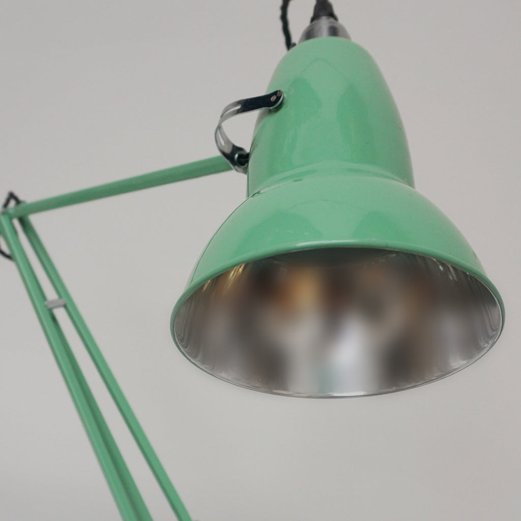 Herbert Terry & Sons Anglepoise Desk Lamp Circa 1950 - Repainted Green - Jeroen Markies Art Deco