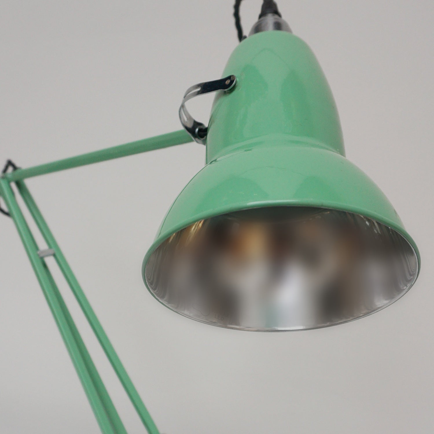 Herbert Terry & Sons Anglepoise Desk Lamp Circa 1950 - Repainted Green - Jeroen Markies Art Deco