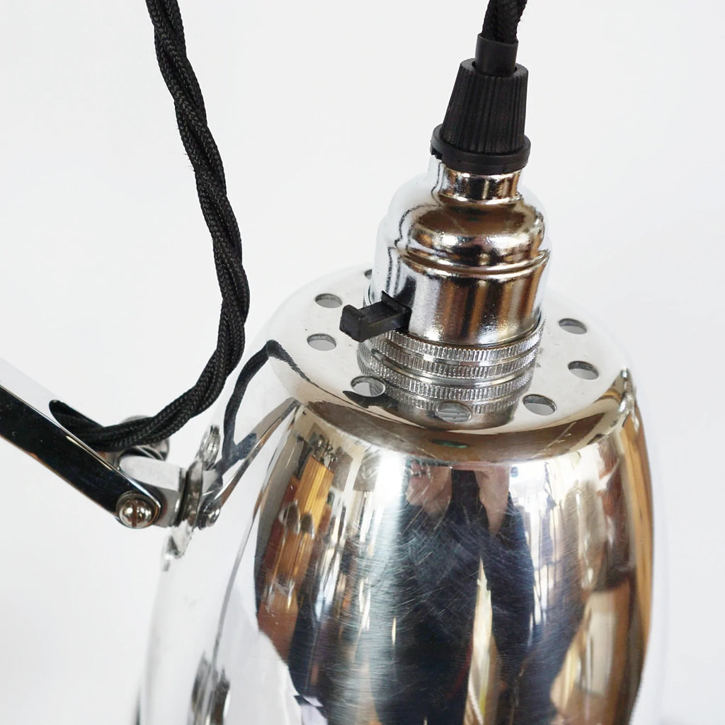 A chromed and polished metal counterpoise lamp by Hadrill & Horstmann Jeroen Markies Art Deco