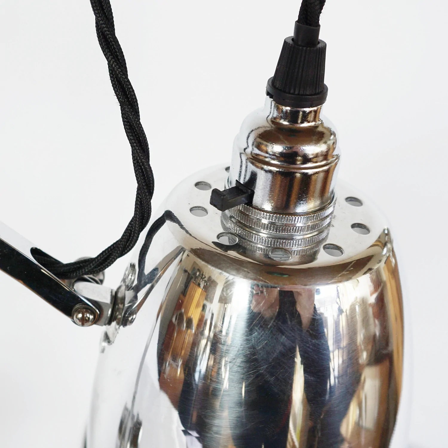 A chromed and polished metal counterpoise lamp by Hadrill & Horstmann Jeroen Markies Art Deco
