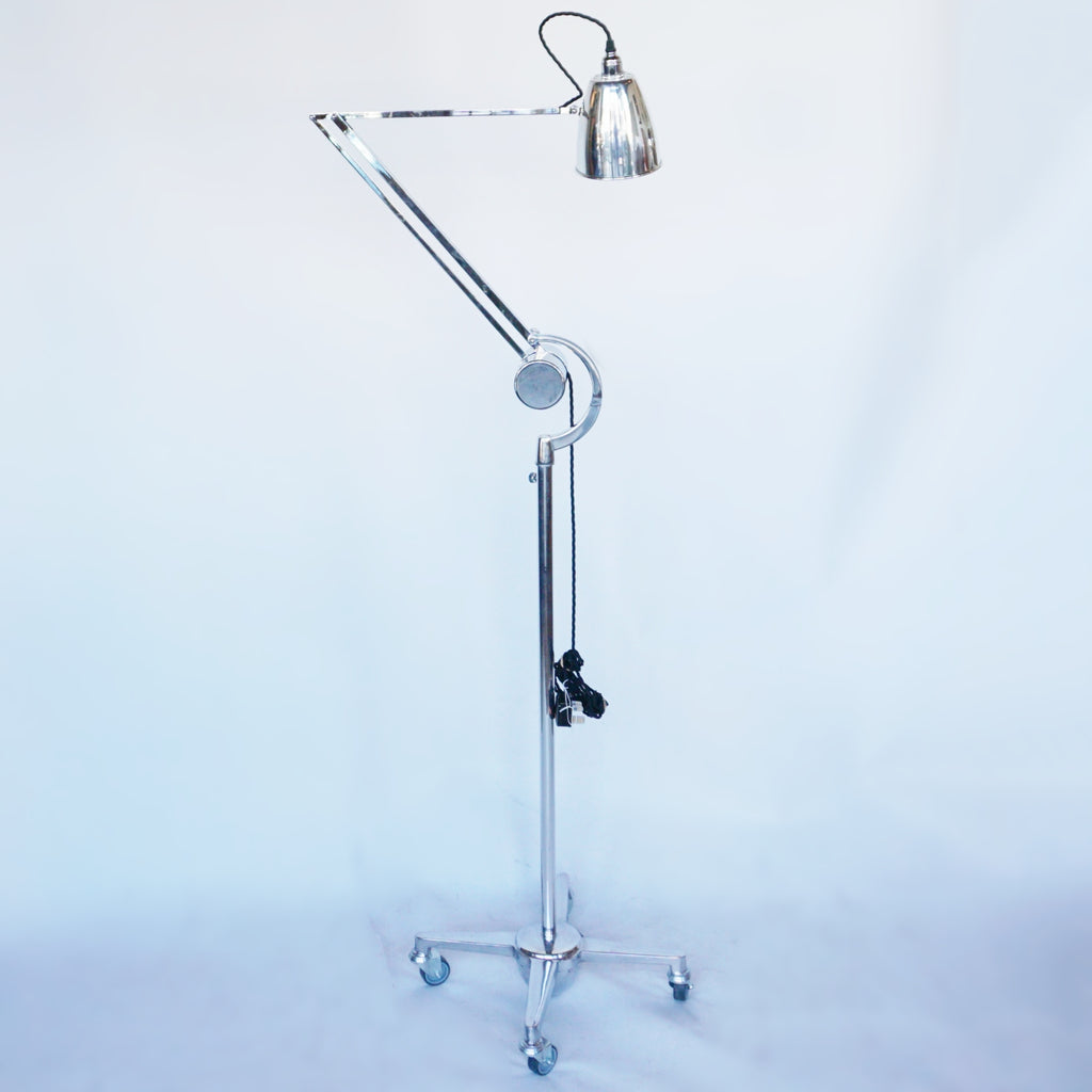 Hadrill & Hostmann Counterpoise Trolley Lamp Vintage 1950's Jeroen Markies Art Deco