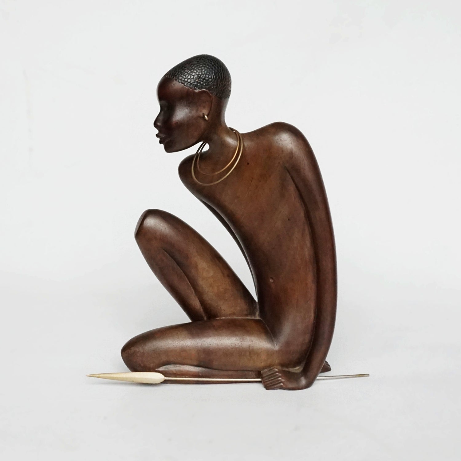Karl Hagenauer African Tribal Hunter Austrian Circa 1950 - Jeroen Markies Art Deco 