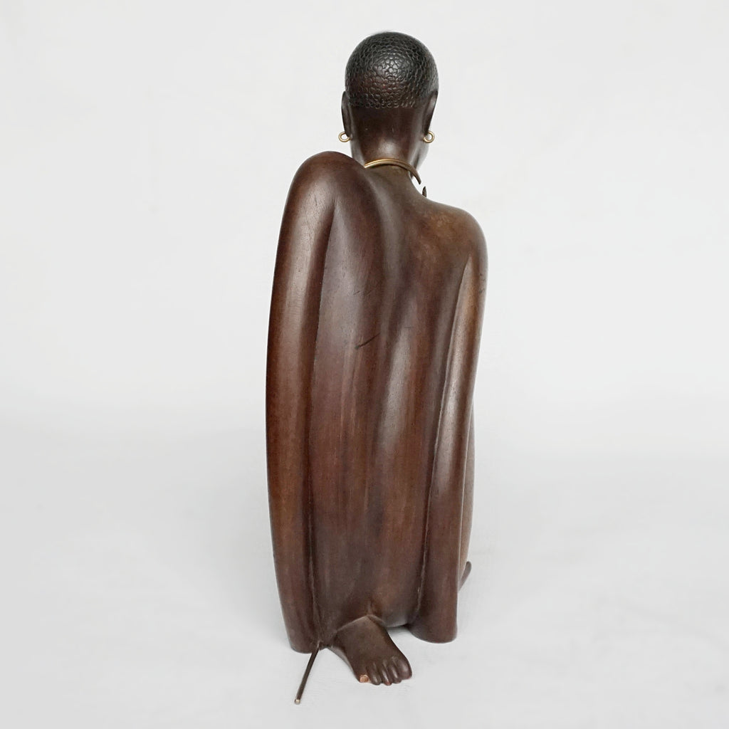 Karl Hagenauer African Tribal Hunter Austrian Circa 1950 - Jeroen Markies Art Deco 