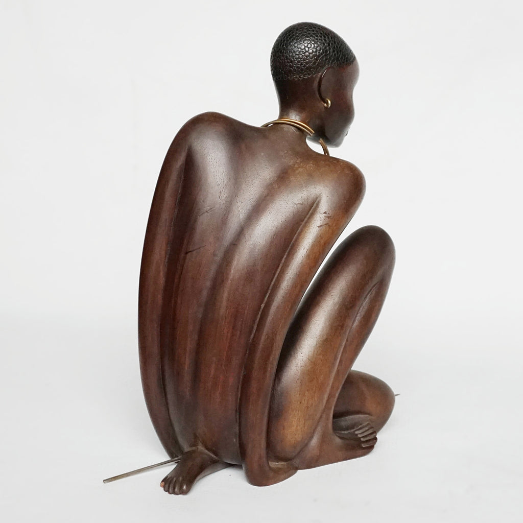 Karl Hagenauer African Tribal Hunter Austrian Circa 1950 - Jeroen Markies Art Deco 