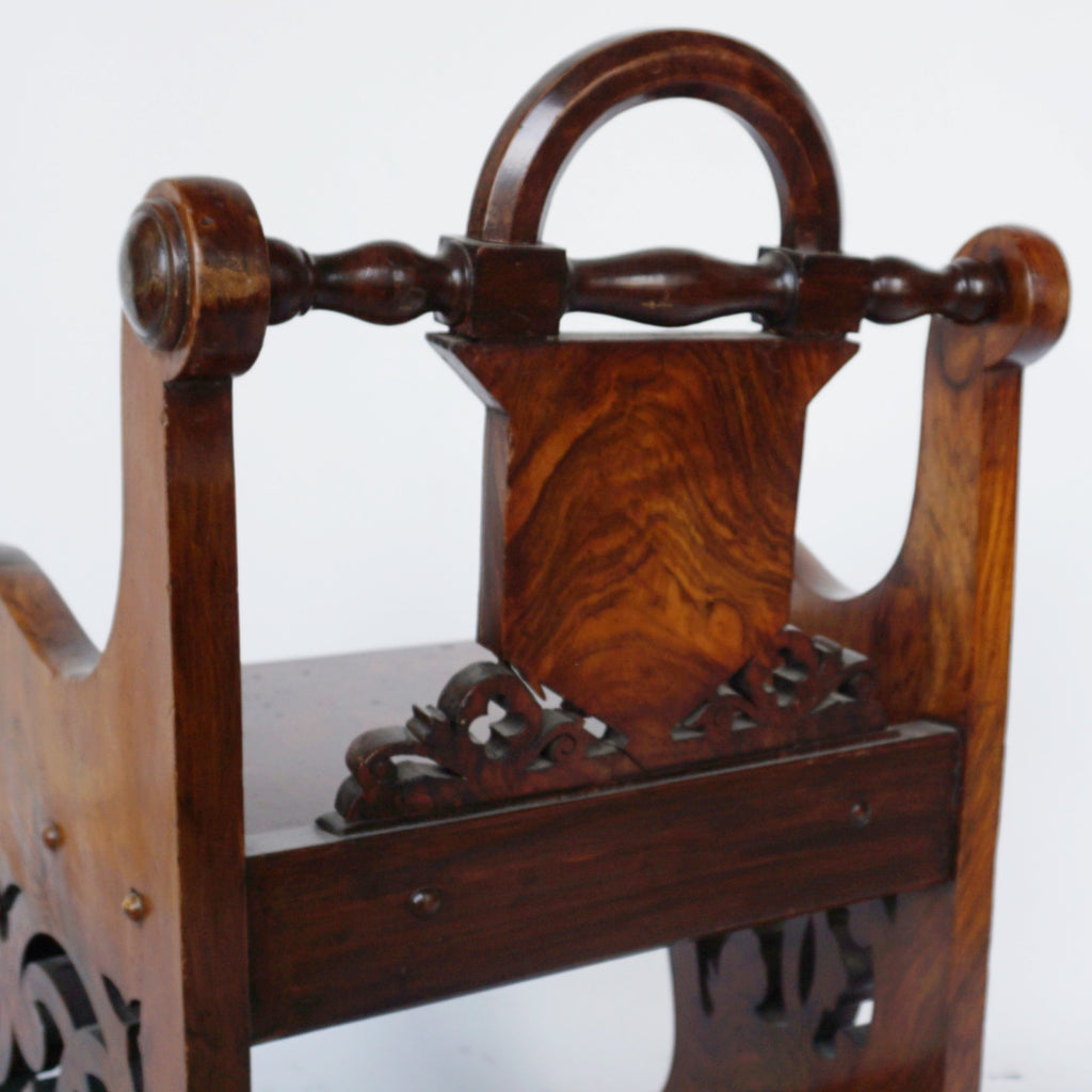 Late 19th Century Victorian Hall Chair Walnut Circa 1890 - Jeroen Markies Art Deco