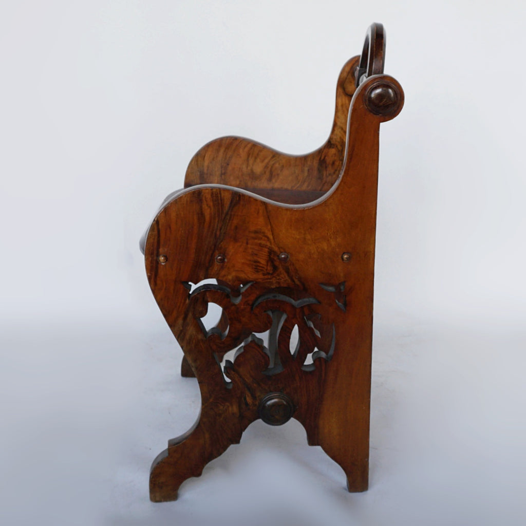 Late 19th Century Victorian Hall Chair Walnut Circa 1890 - Jeroen Markies Art Deco