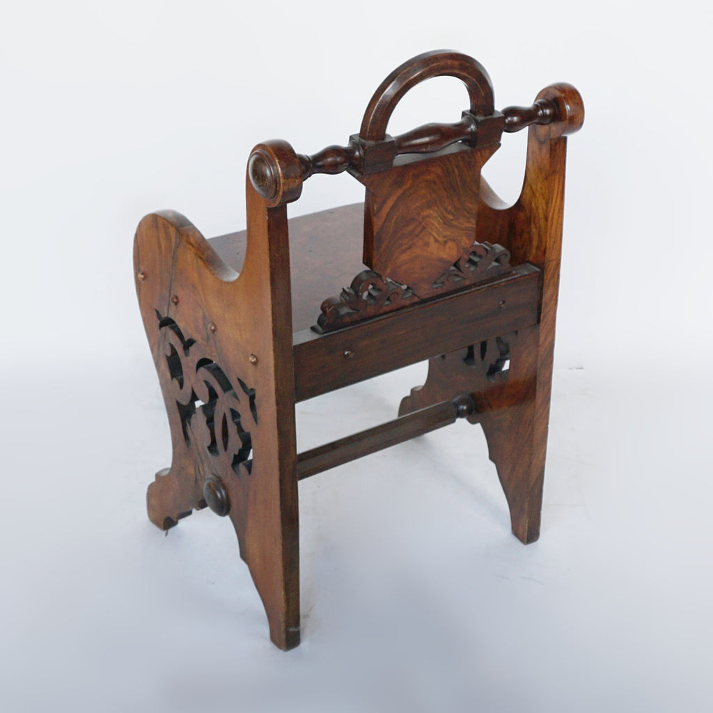 Late 19th Century Victorian Hall Chair Walnut Circa 1890 - Jeroen Markies Art Deco