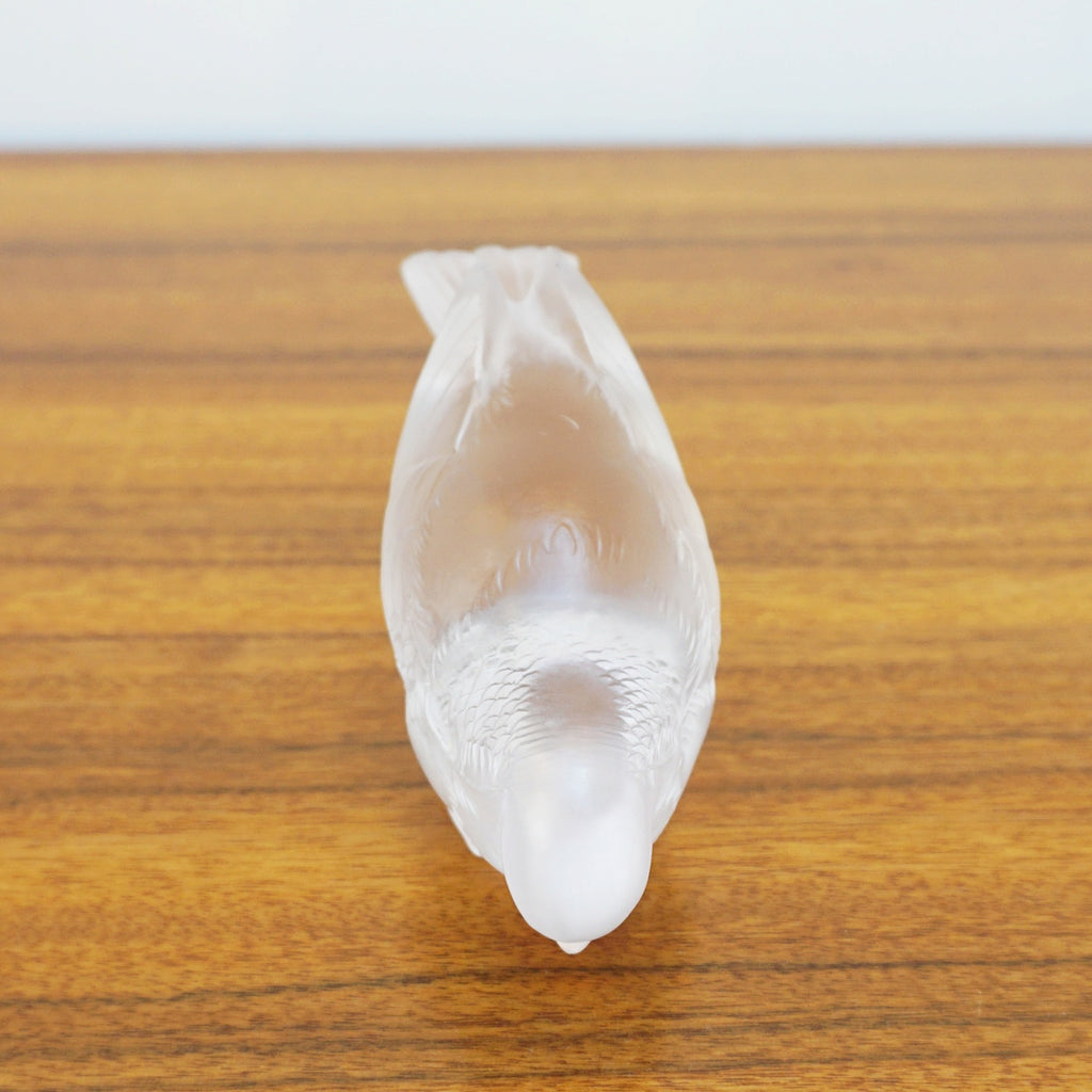 Moineau Timide Glass Paperweight by Rene Lalique - Jeroen Markies Art Deco