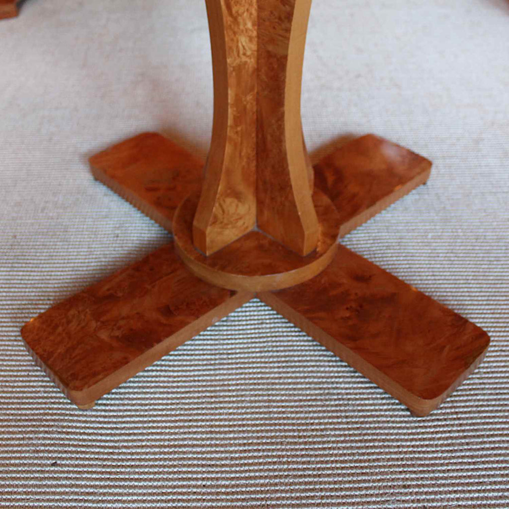 An Art Deco nest of tables by Harry & Lou Epstein in Walnut. Circa 1930