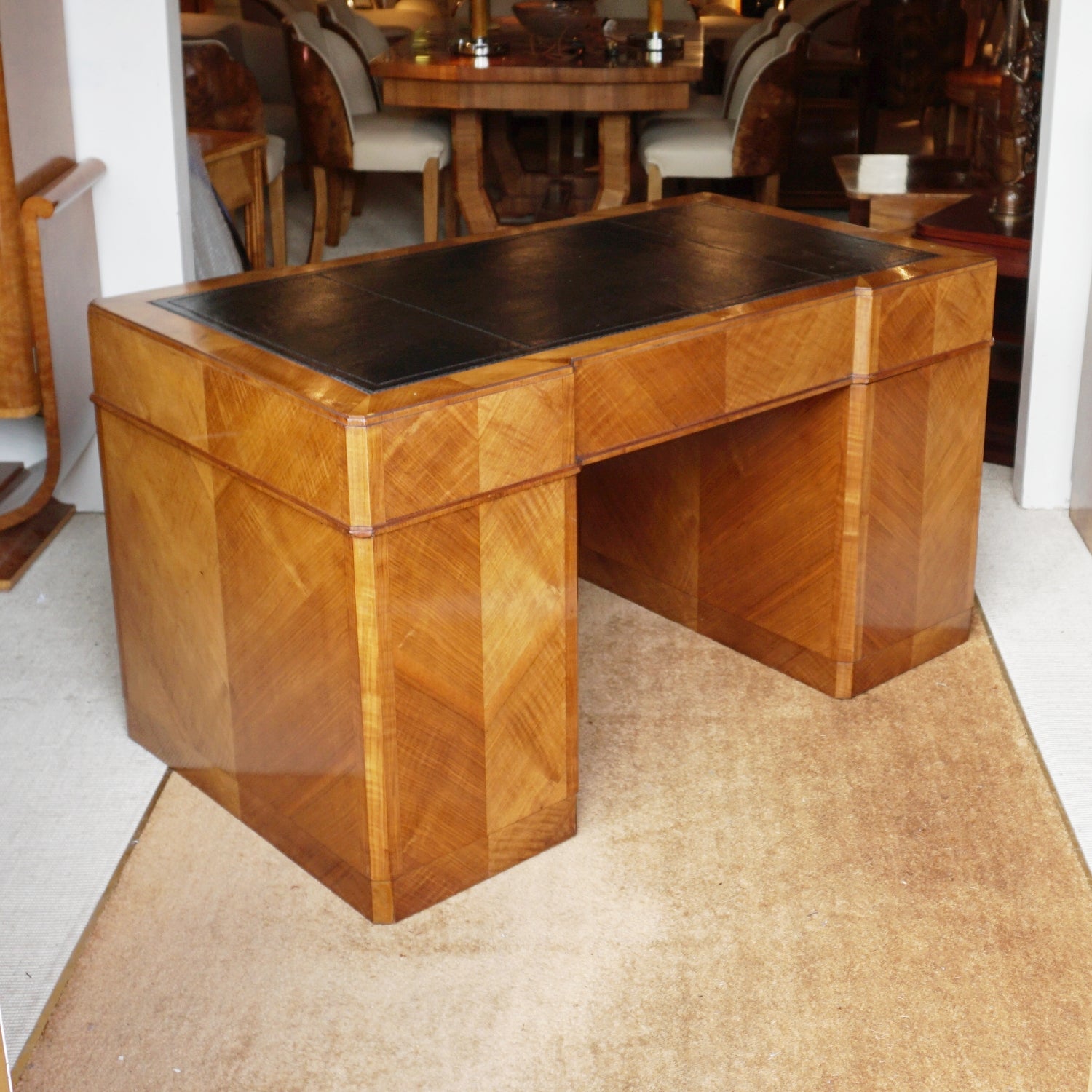Art Deco Desk Attributed to Heal's of London Jeroen Markies Art Deco