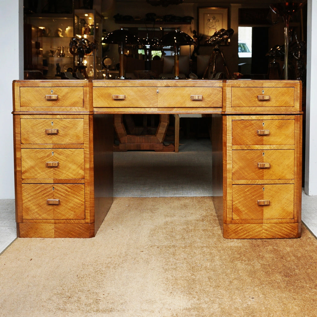 Art Deco Desk Attributed to Heal's of London Jeroen Markies Art Deco