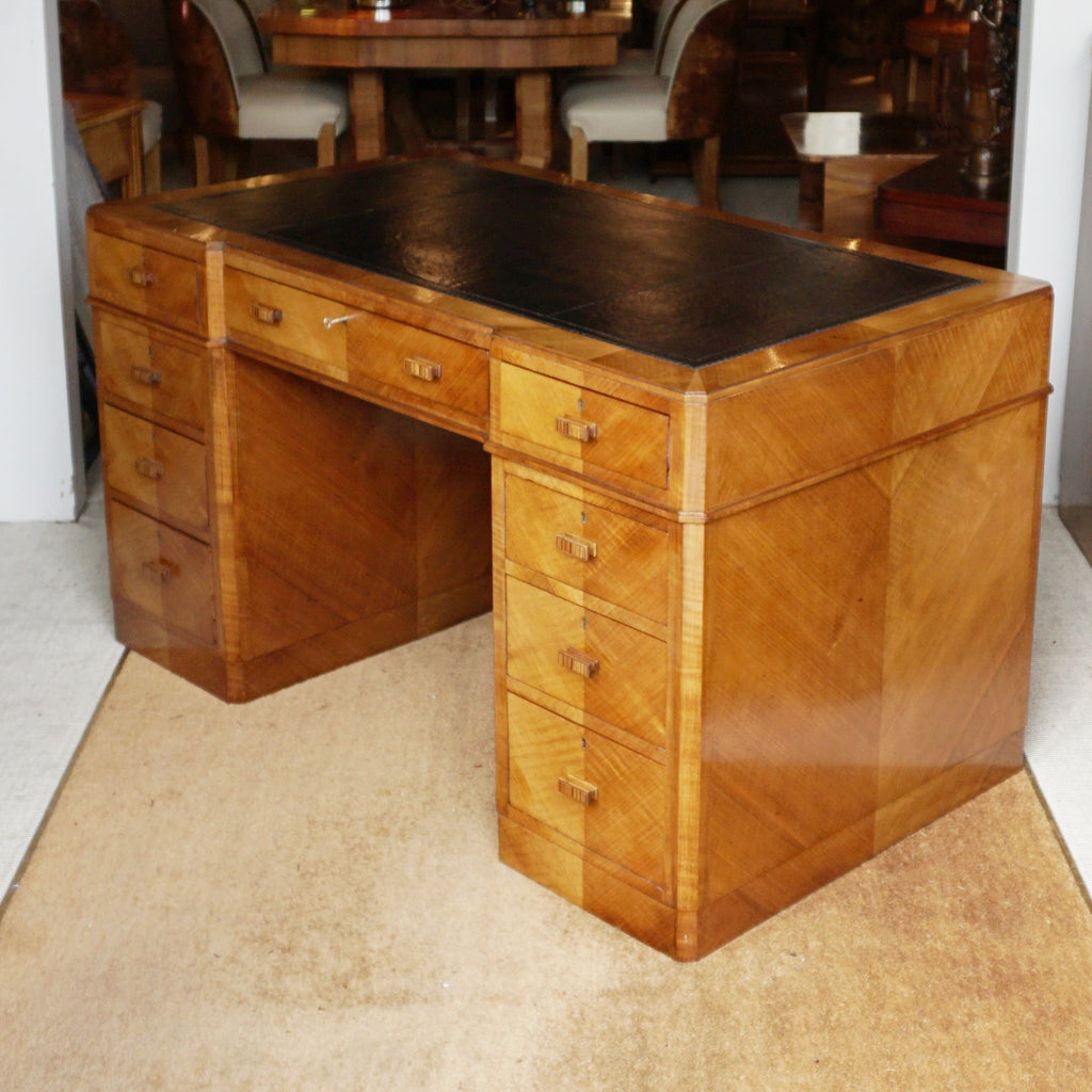 Art Deco Desk Attributed to Heal's of London Jeroen Markies Art Deco
