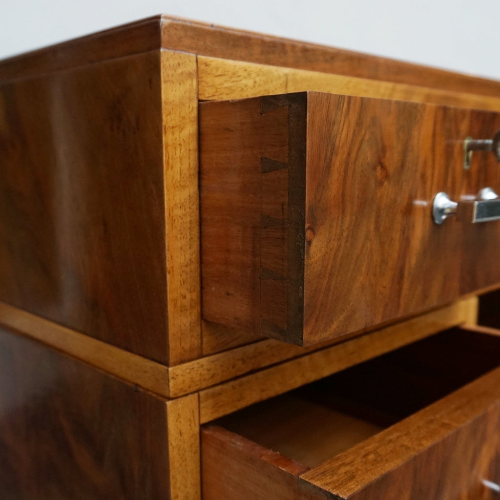 Vintage Furniture-Vintage Art Deco Furniture-Vintage Heals Desk-Walnut Desk Antiques - Jeroen Markies Art Deco