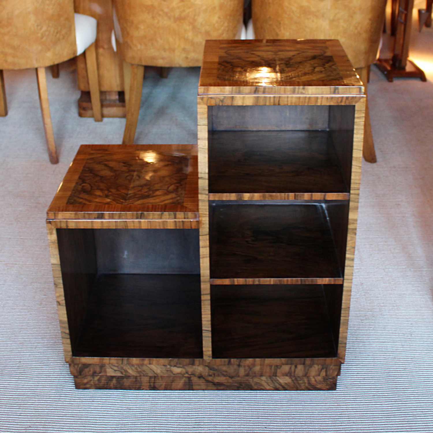 An Art Deco bookcase by Heal's of London at Jeroen Markies