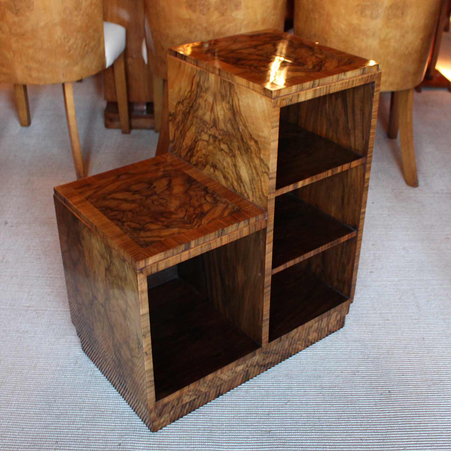 An Art Deco bookcase by Heal's of London at Jeroen Markies