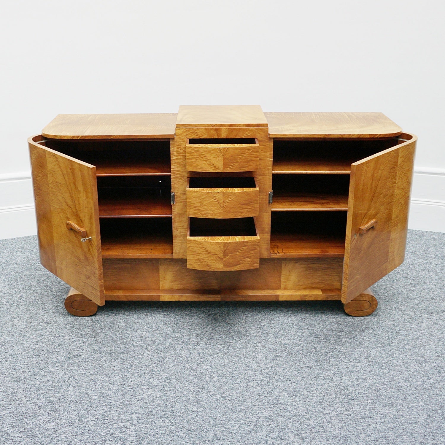 Vintage Original Art Deco Sideboard by Hille - Jeroen Markies Art Deco