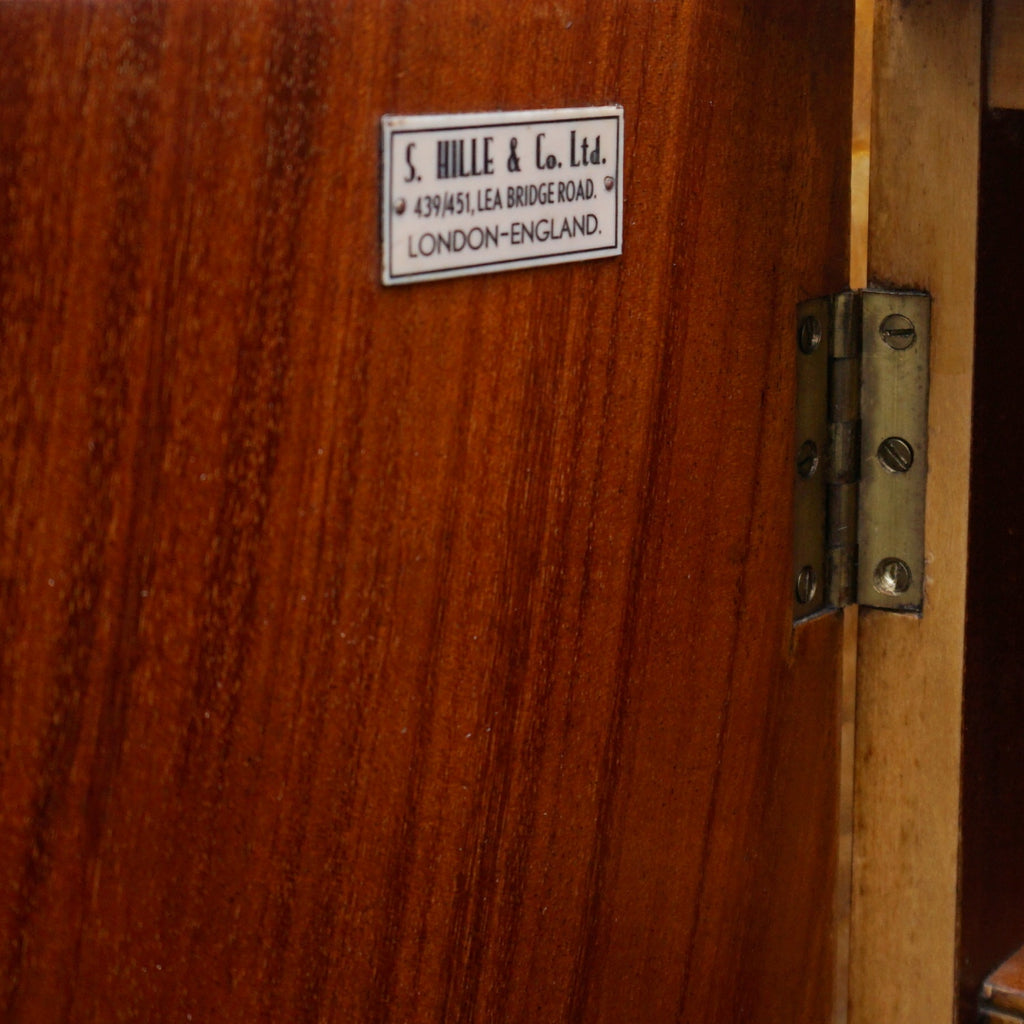 Original Art Deco Burr Walnut Sideboard by S.Hille & Co Ltd Original 1930's Art Deco - Jeroen Markies Art Deco